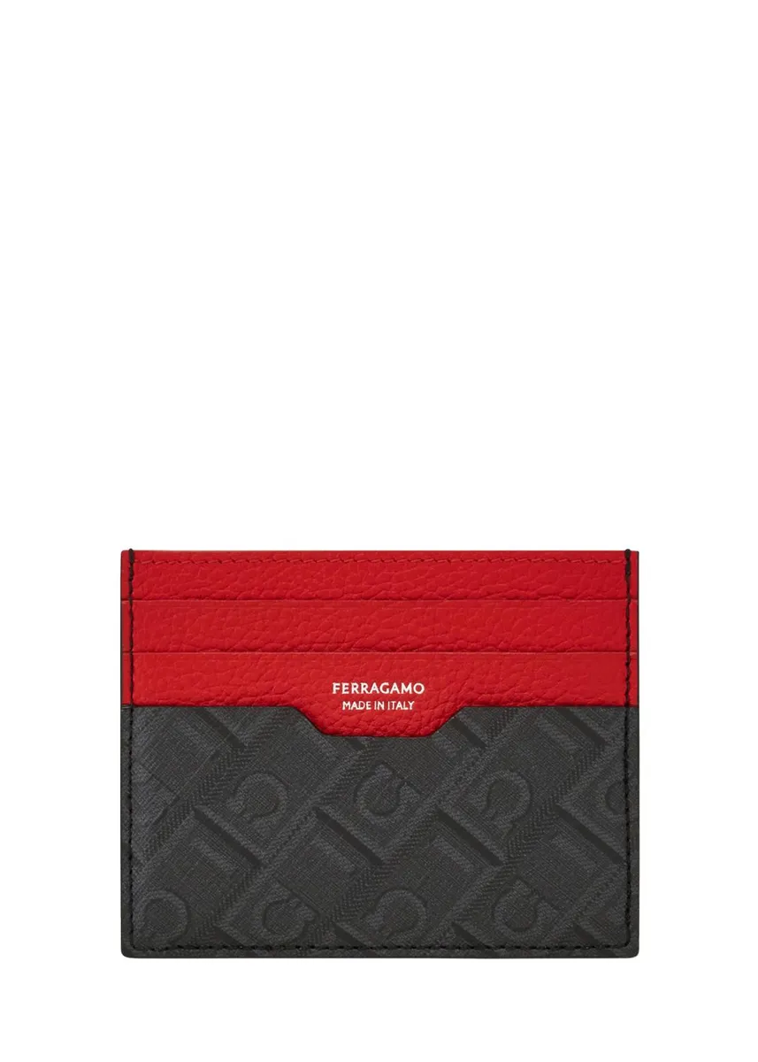 Ferragamo Men's Monogram Card Case | Thumbnail 3 Ferragamo Men's Monogram Card Case | Thumbnail 3