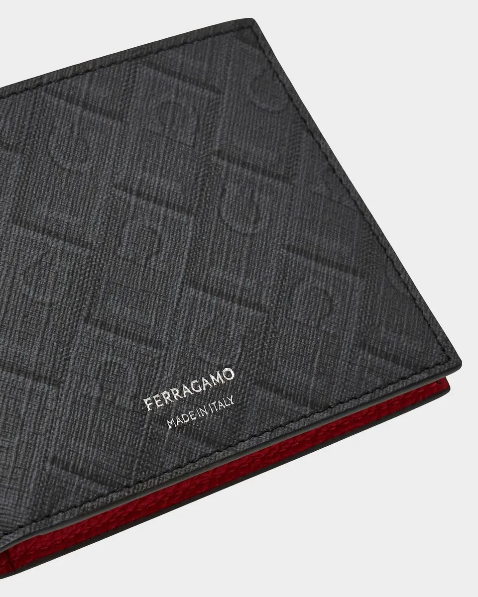 Ferragamo Men's Gancini Logo Leather Bifold Wallet | Thumbnail 5