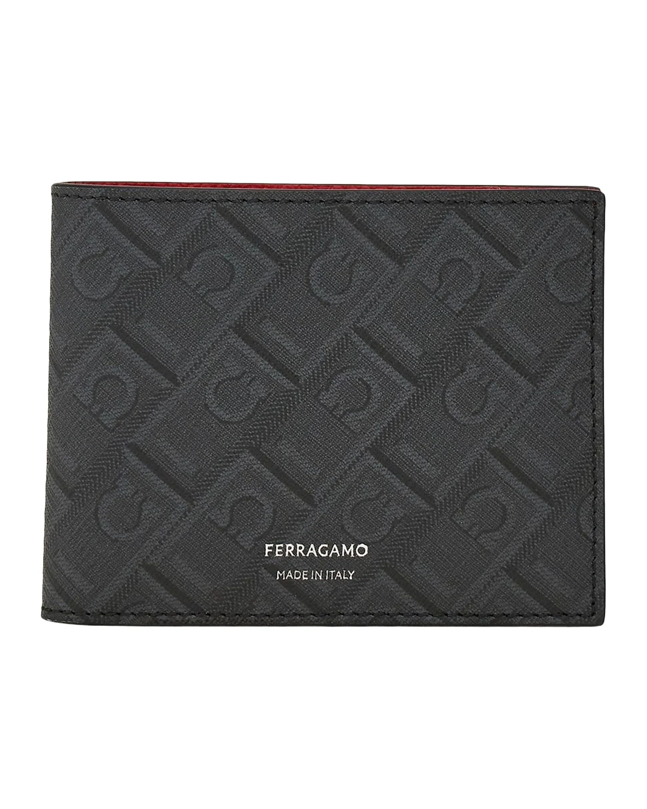Men's Gancini Logo Leather Bifold Wallet Men's Gancini Logo Leather Bifold Wallet