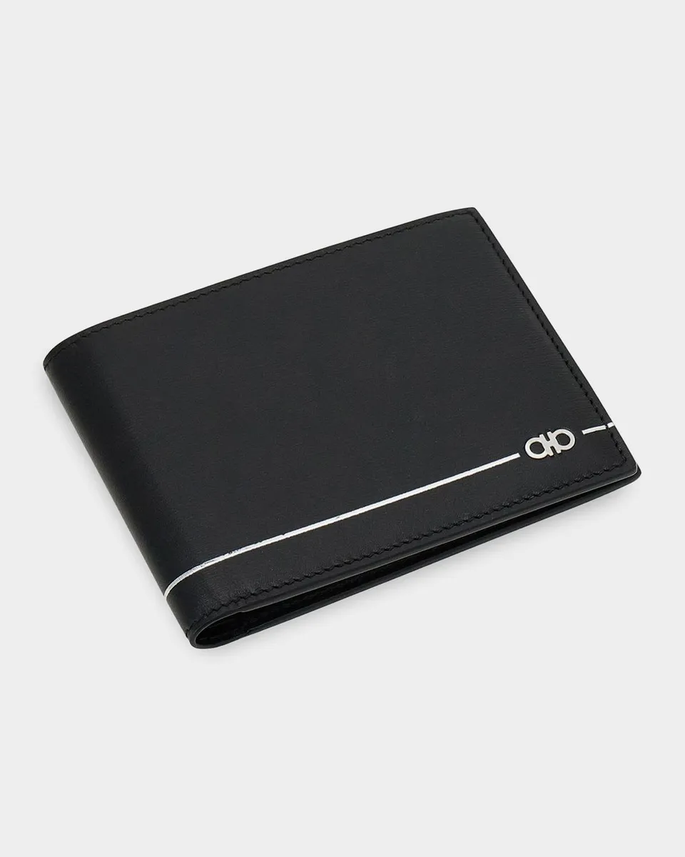 Ferragamo Men's Micro Gancini Leather Wallet | Thumbnail 2 Ferragamo Men's Micro Gancini Leather Wallet | Thumbnail 2