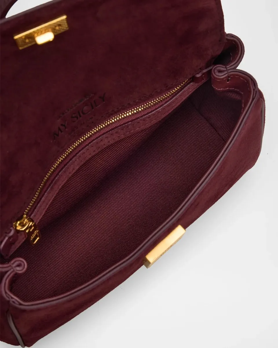 Dolce & Gabbana My Sicily Suede Top Handle Bag | Thumbnail 4 Dolce & Gabbana My Sicily Suede Top Handle Bag | Thumbnail 4