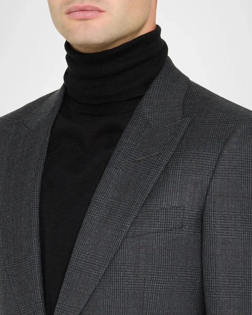 Tom Ford Men's Plaid Wool Two-Piece Suit | Thumbnail 6