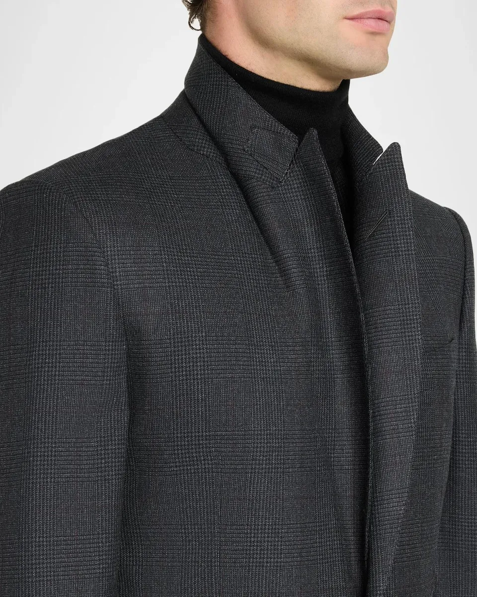 Tom Ford Men's Plaid Wool Two-Piece Suit | Thumbnail 8