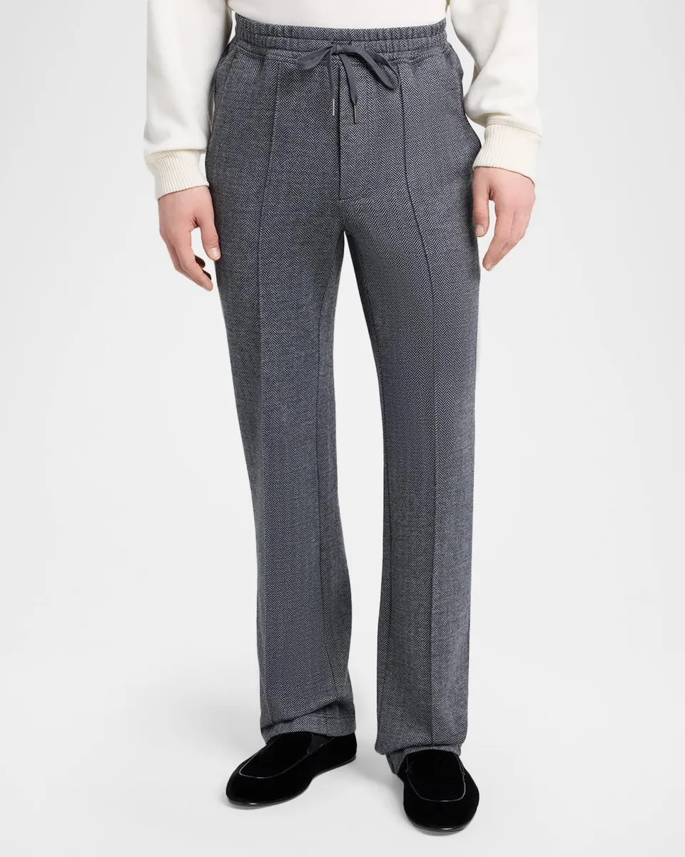 Tom Ford Cotton-Blend Straight-Leg Drawstring Pants | Thumbnail 4 Tom Ford Cotton-Blend Straight-Leg Drawstring Pants | Thumbnail 4