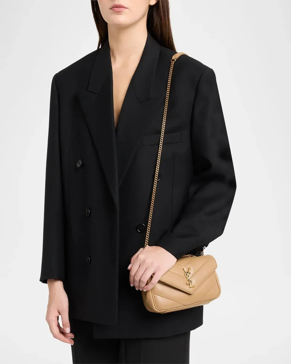 Saint Laurent Quilted Leather Shoulder Bag | Thumbnail 2 Saint Laurent Quilted Leather Shoulder Bag | Thumbnail 2