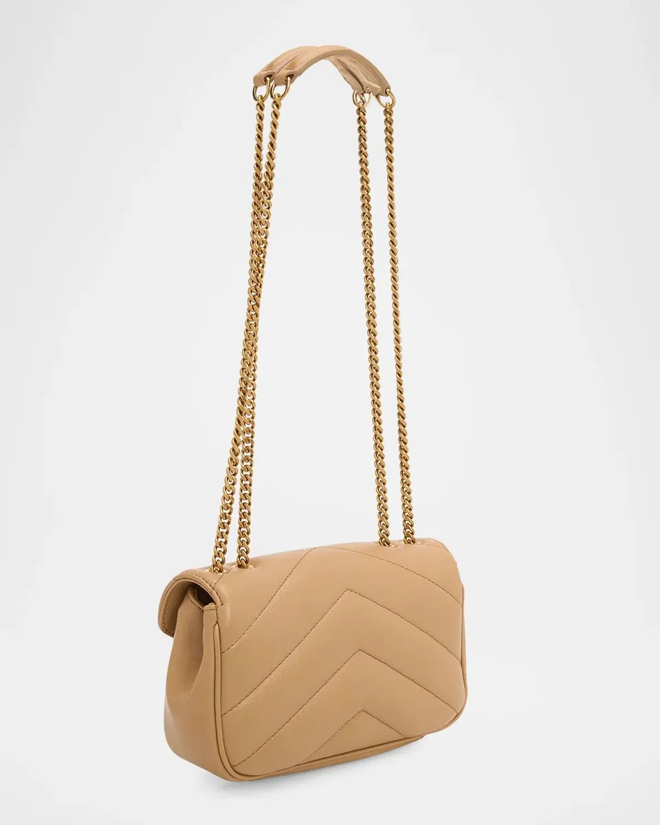 Saint Laurent Quilted Leather Shoulder Bag | Thumbnail 3 Saint Laurent Quilted Leather Shoulder Bag | Thumbnail 3