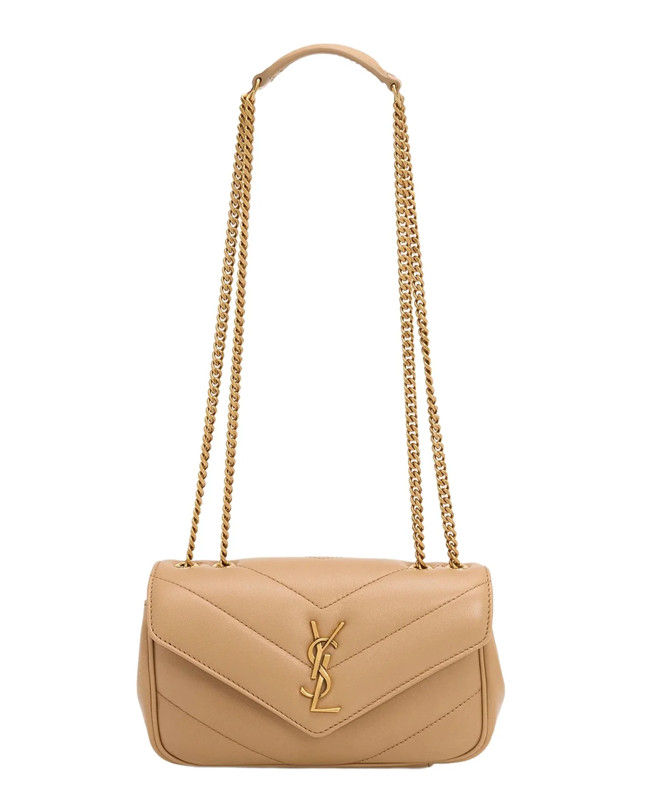 Saint Laurent Quilted Leather Shoulder Bag
