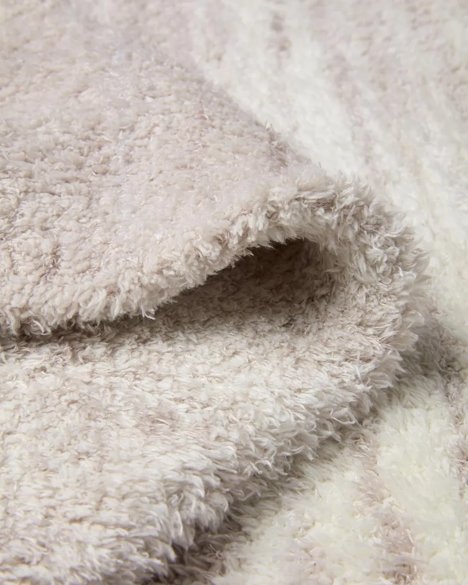 Barefoot Dreams CozyChic Space Dye Border Throw, 54" x 72" | Thumbnail 4