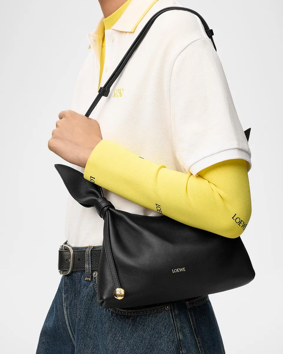 Loewe Scarf Mini Knotted Leather Shoulder Bag | Thumbnail 2 Loewe Scarf Mini Knotted Leather Shoulder Bag | Thumbnail 2