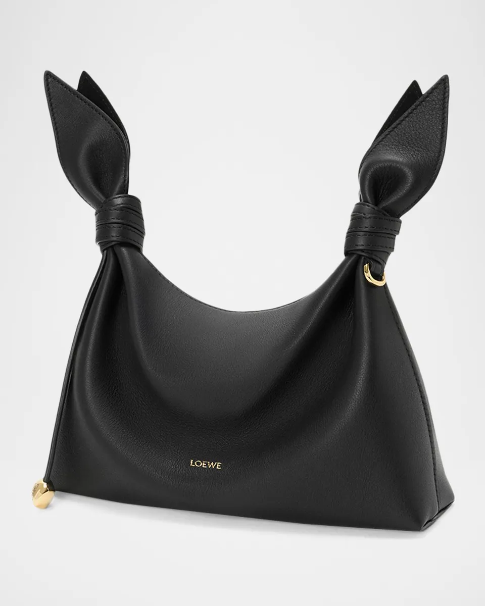 Loewe Scarf Mini Knotted Leather Shoulder Bag | Thumbnail 3 Loewe Scarf Mini Knotted Leather Shoulder Bag | Thumbnail 3
