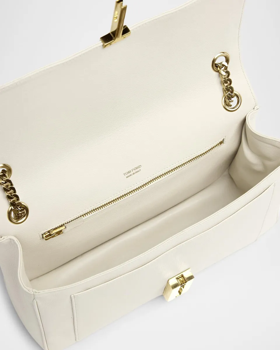 Tom Ford Mia T-Clasp Leather Shoulder Bag | Thumbnail 4 Tom Ford Mia T-Clasp Leather Shoulder Bag | Thumbnail 4