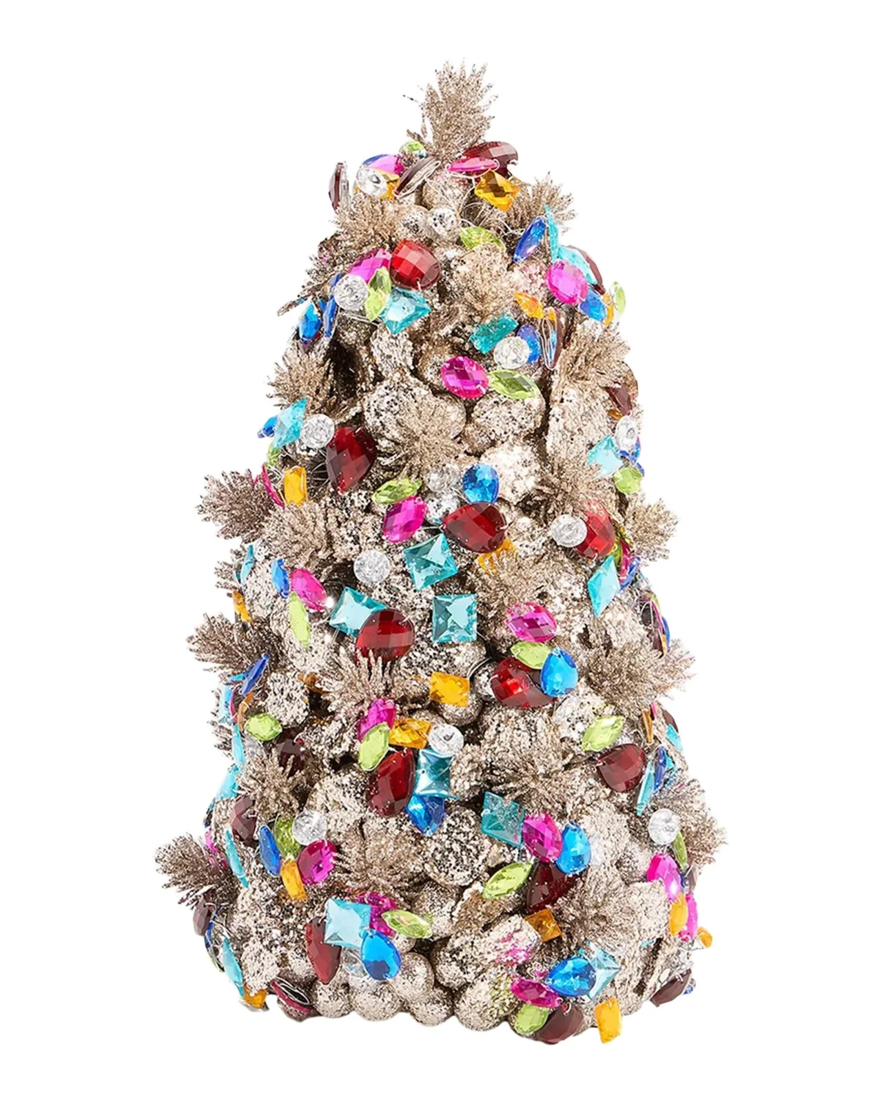 Salzburg Creations Bright Holiday 12" Tabletop Christmas Tree