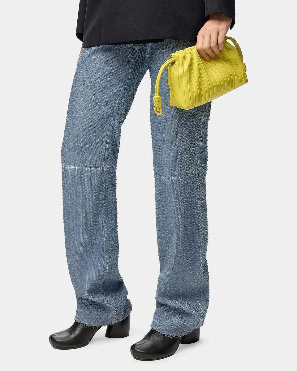 Loewe Flamenco Pleated Shoulder Bag in Napa Leather | Thumbnail 3 Loewe Flamenco Pleated Shoulder Bag in Napa Leather | Thumbnail 3
