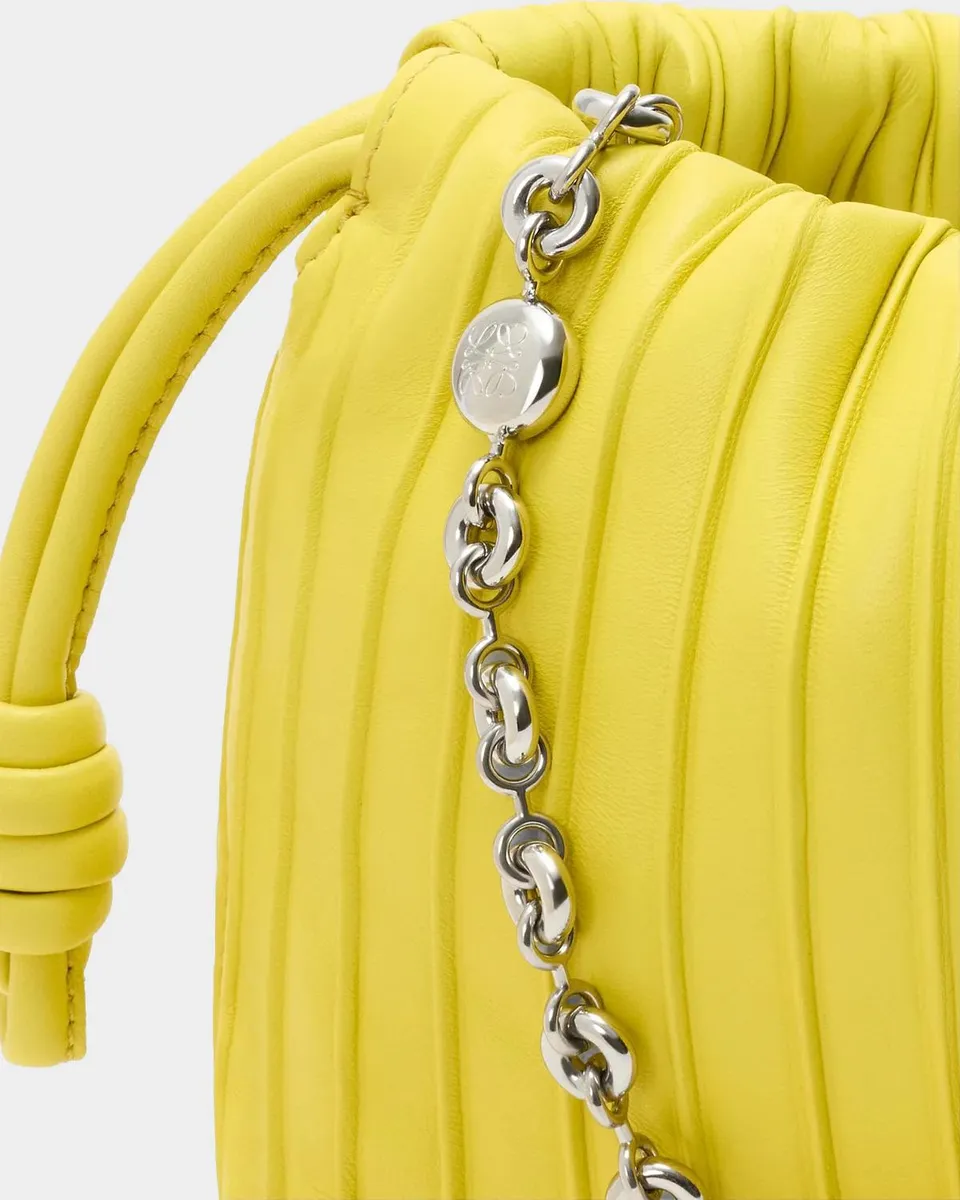 Loewe Flamenco Pleated Shoulder Bag in Napa Leather | Thumbnail 5 Loewe Flamenco Pleated Shoulder Bag in Napa Leather | Thumbnail 5