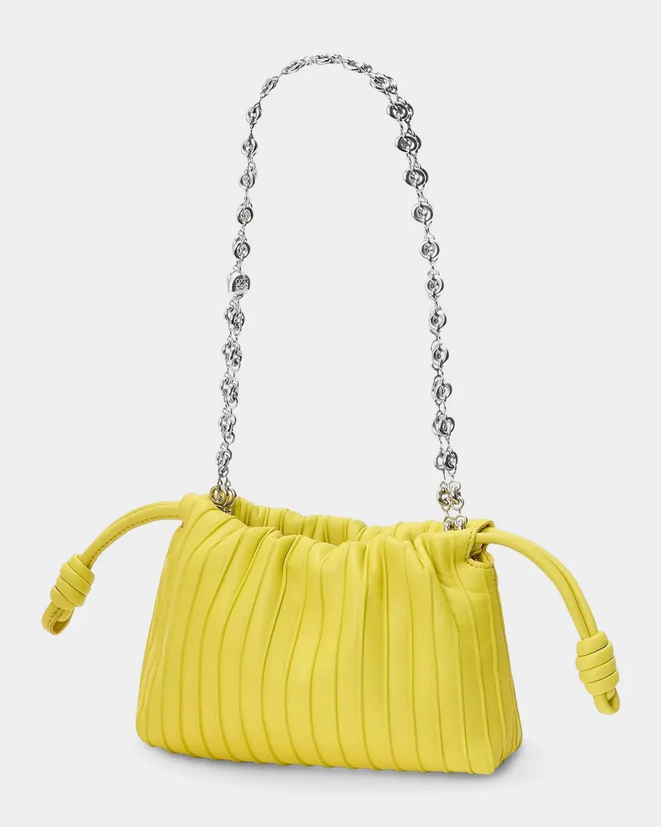 Loewe Flamenco Pleated Shoulder Bag in Napa Leather | Thumbnail 6 Loewe Flamenco Pleated Shoulder Bag in Napa Leather | Thumbnail 6