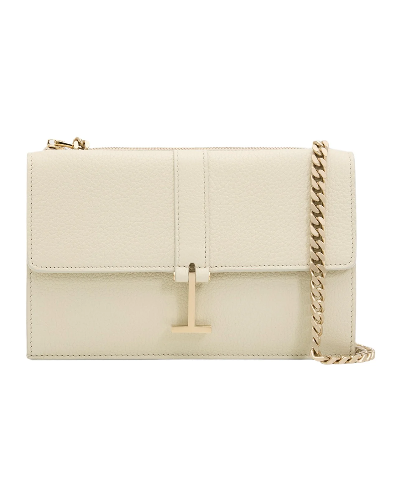 Tom Ford Kara Mini Leather Hanging T Crossbody Bag