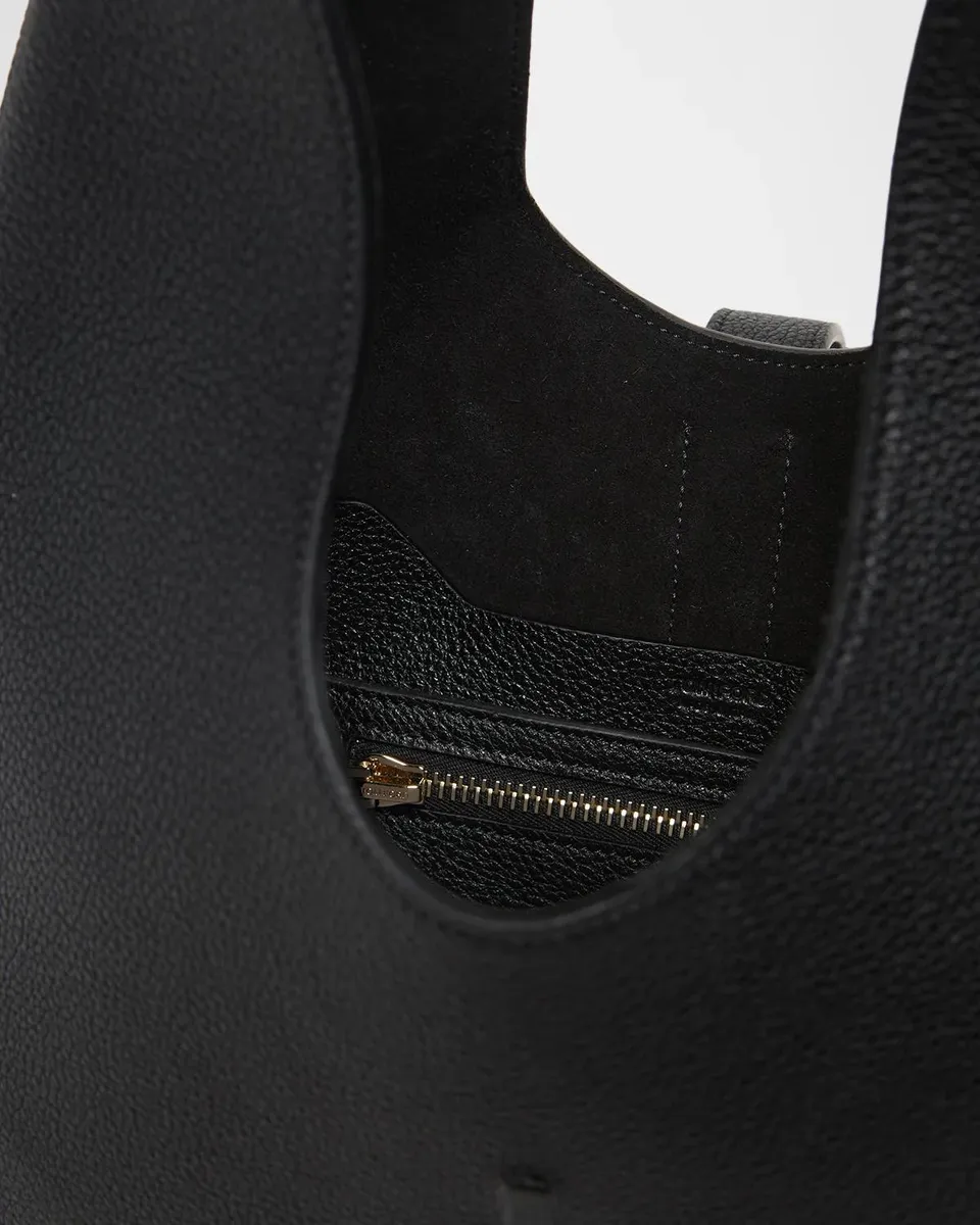 Tom Ford Kara Medium Hanging T Leather Hobo Bag | Thumbnail 4