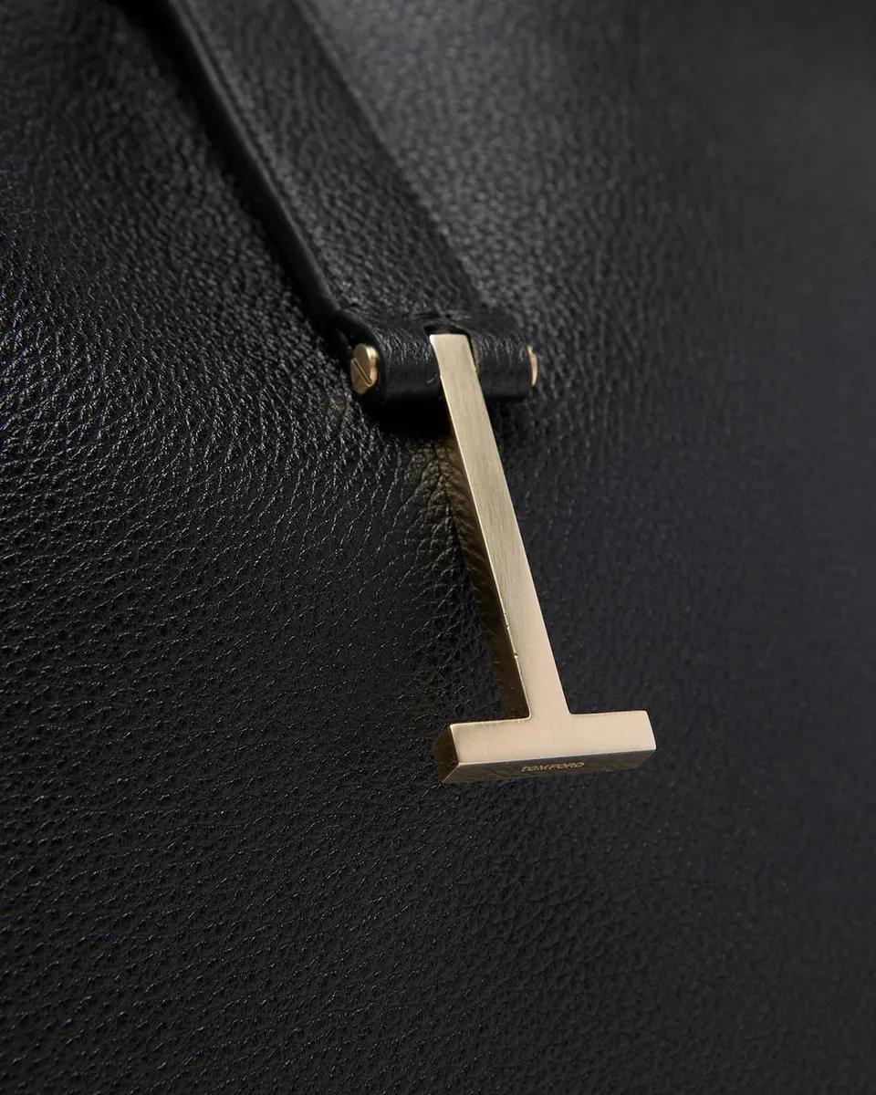 Tom Ford Kara Medium Hanging T Leather Hobo Bag | Thumbnail 6