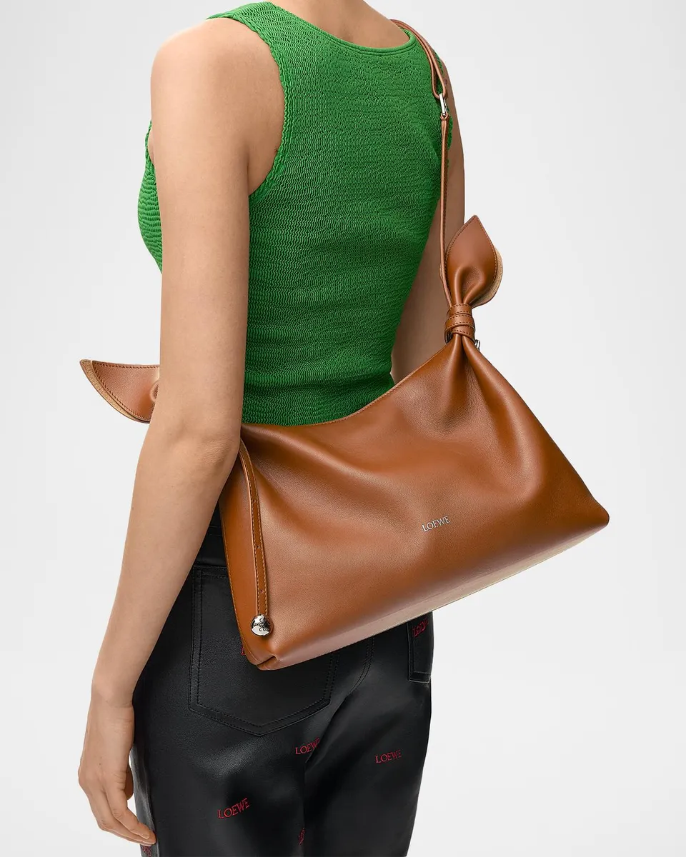 Loewe Scarf Medium Knotted Leather Shoulder Bag | Thumbnail 9