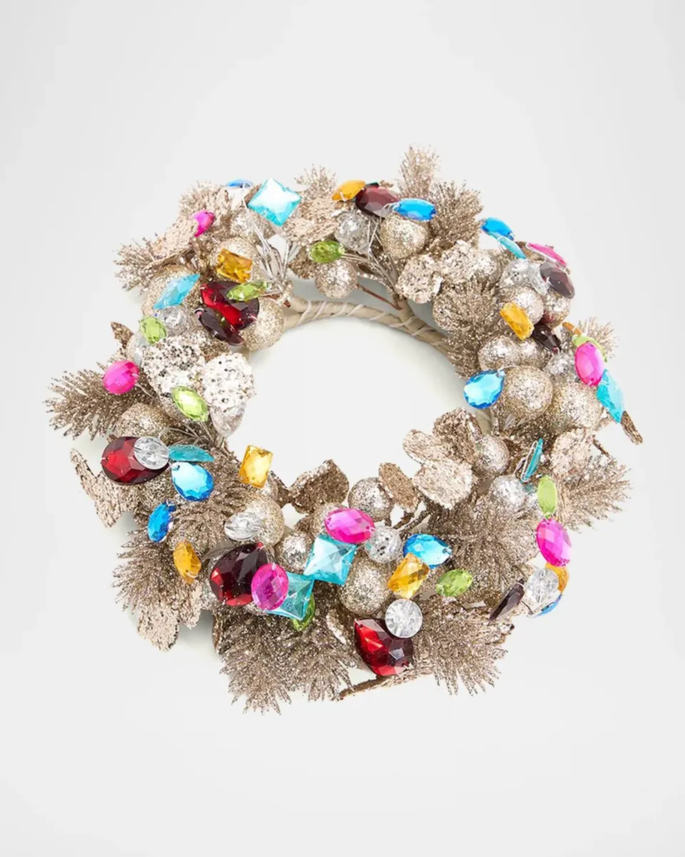 Salzburg Creations Bright Holiday 4" Candle Ring Wreath | Thumbnail 2