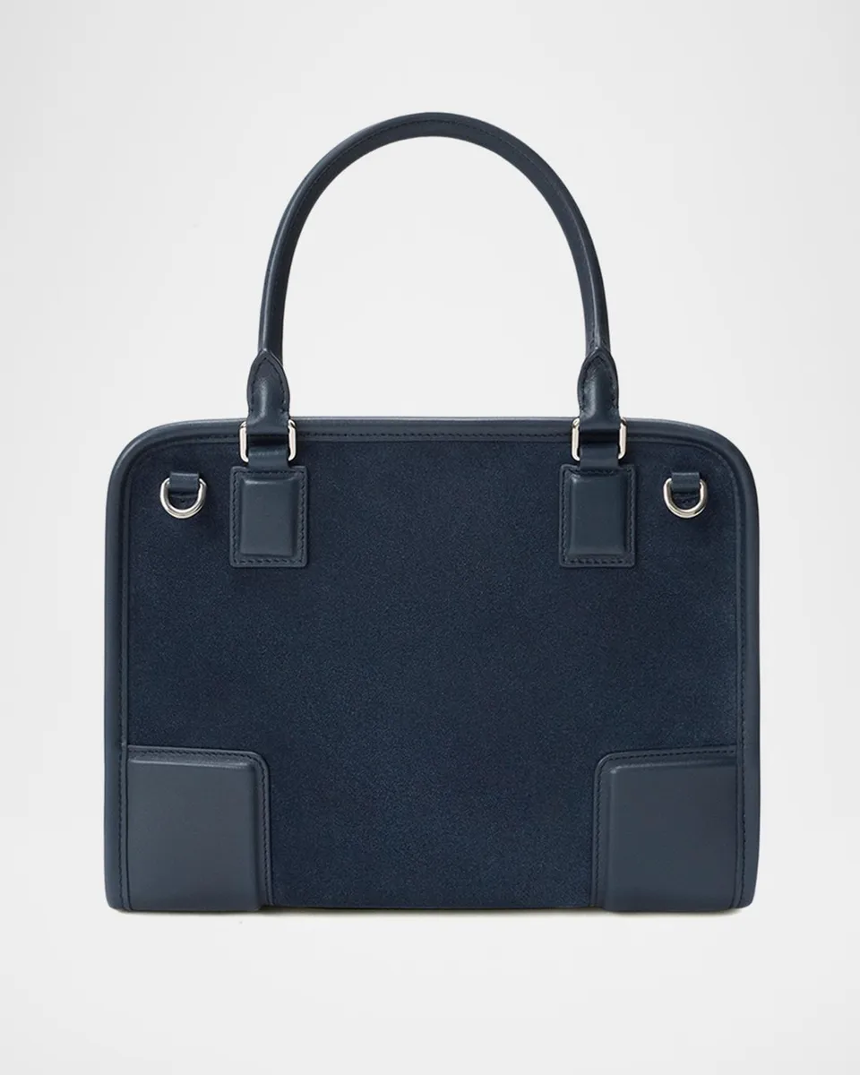 Loewe Amazona 180 Top-Handle Bag in Suede & Leather | Thumbnail 4 Loewe Amazona 180 Top-Handle Bag in Suede & Leather | Thumbnail 4