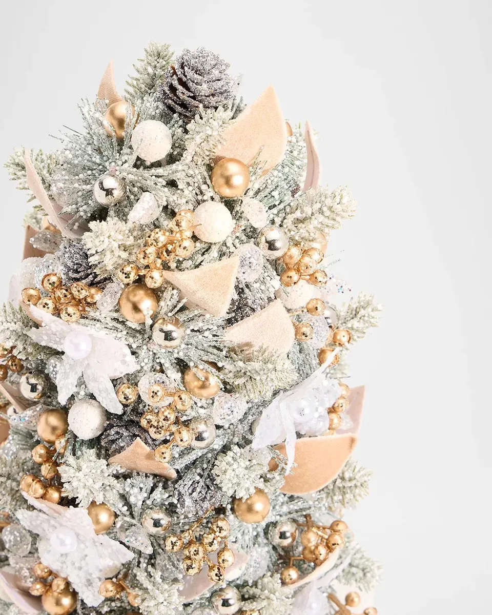 Salzburg Creations Winter Wonderland 12" Tabletop Christmas Tree | Thumbnail 2
