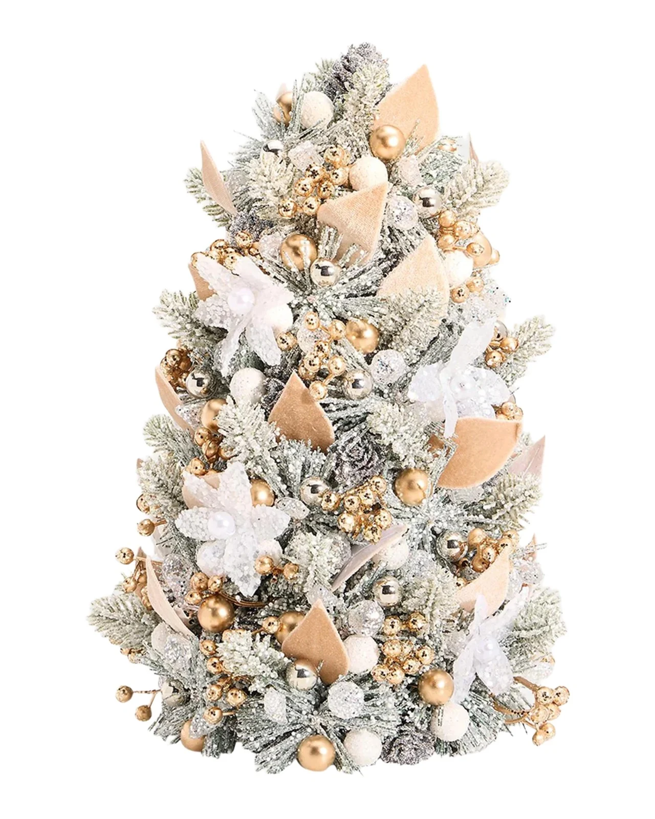 Salzburg Creations Winter Wonderland 12" Tabletop Christmas Tree