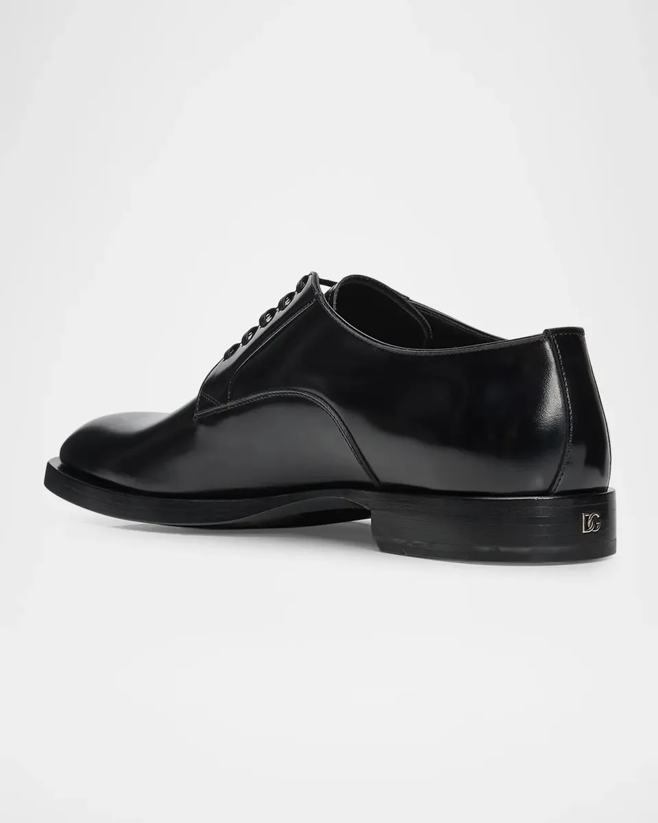Dolce & Gabbana Men's Calfskin Derby Shoes | Thumbnail 2 Dolce & Gabbana Men's Calfskin Derby Shoes | Thumbnail 2