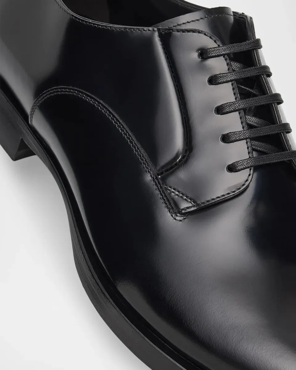 Dolce & Gabbana Men's Calfskin Derby Shoes | Thumbnail 3 Dolce & Gabbana Men's Calfskin Derby Shoes | Thumbnail 3