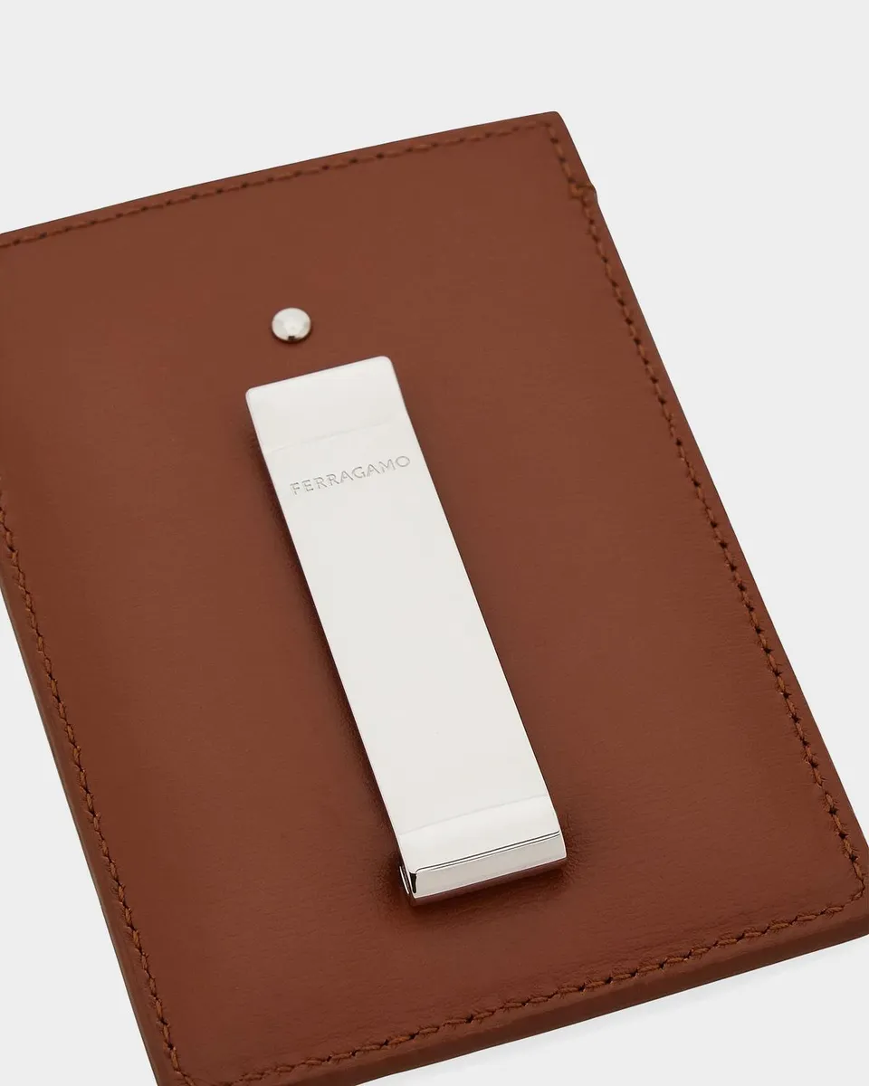 Ferragamo Florence Leather Card Case & Money Clip | Thumbnail 3 Ferragamo Florence Leather Card Case & Money Clip | Thumbnail 3