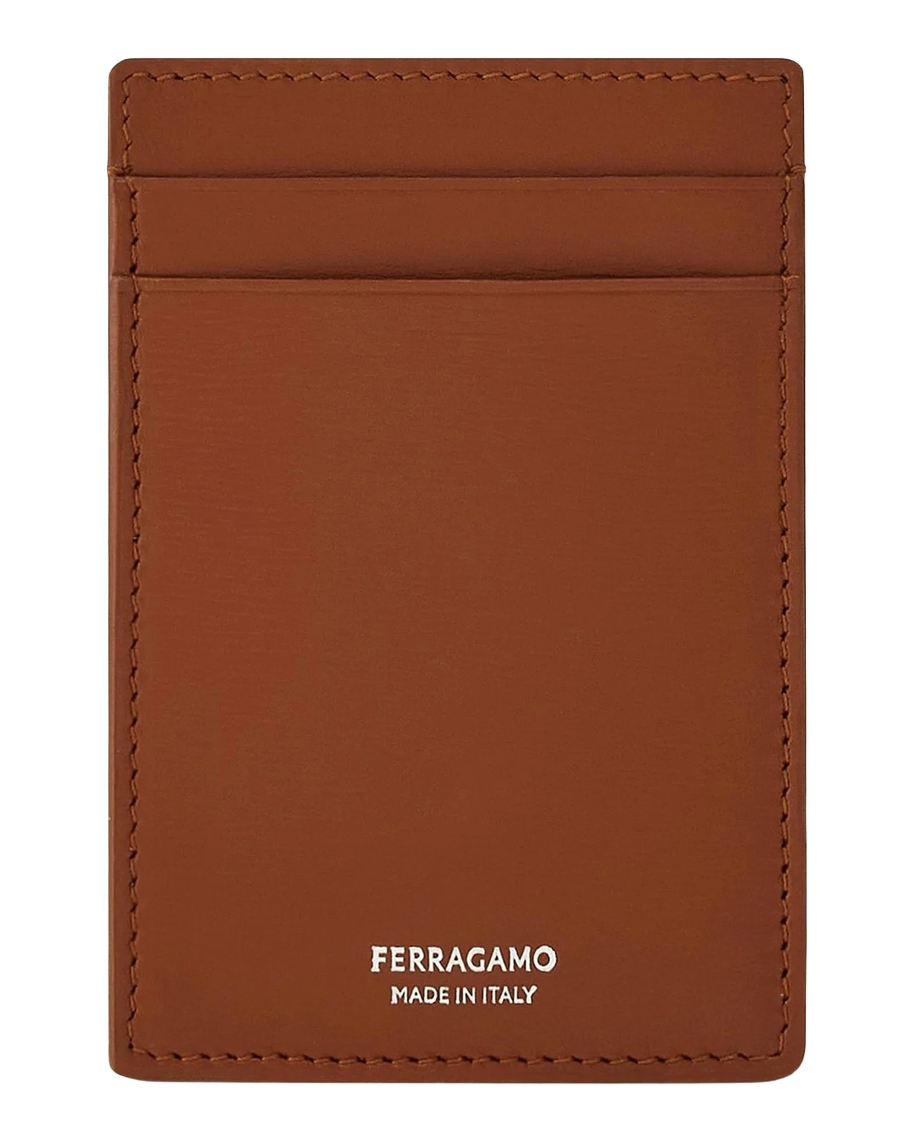 Ferragamo Florence Leather Card Case & Money Clip