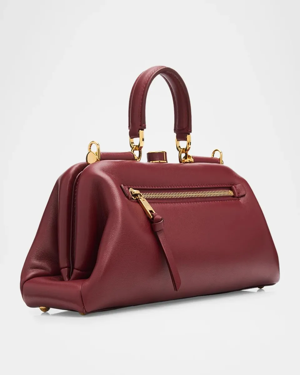 Dolce & Gabbana Nonna Small Leather Satchel | Thumbnail 3