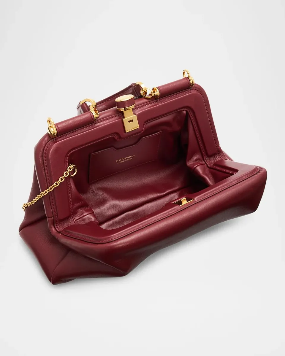 Dolce & Gabbana Nonna Small Leather Satchel | Thumbnail 4