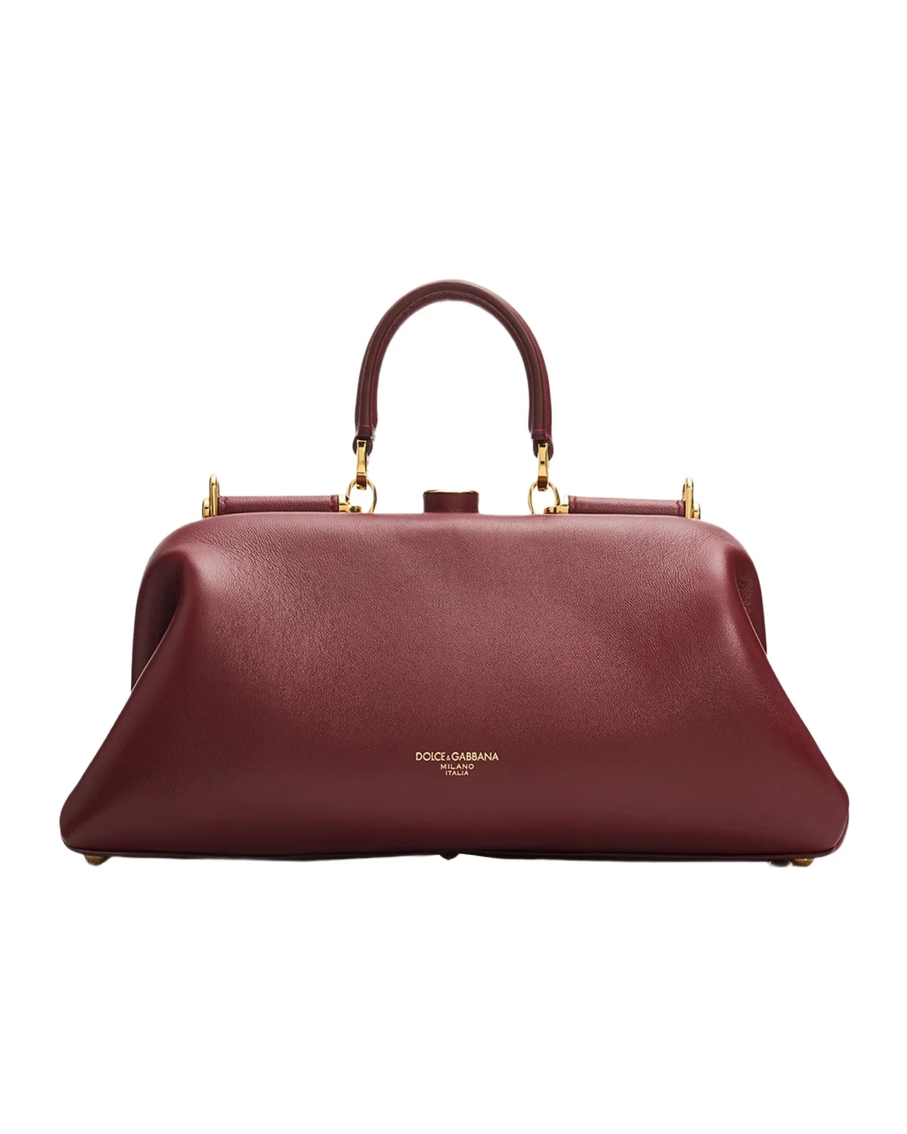 Dolce & Gabbana Nonna Small Leather Satchel