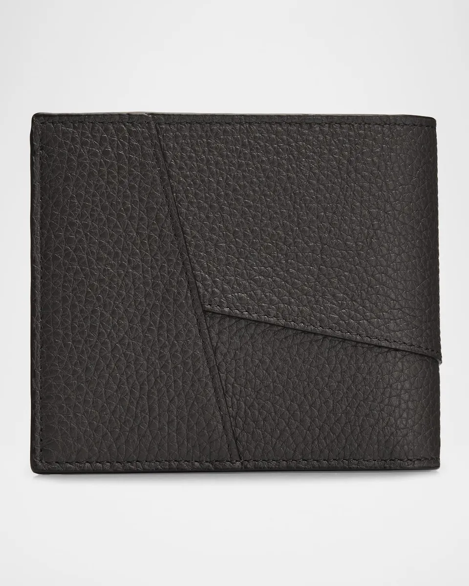 Loewe Men's Puzzle Leather Bi-Fold Wallet | Thumbnail 4