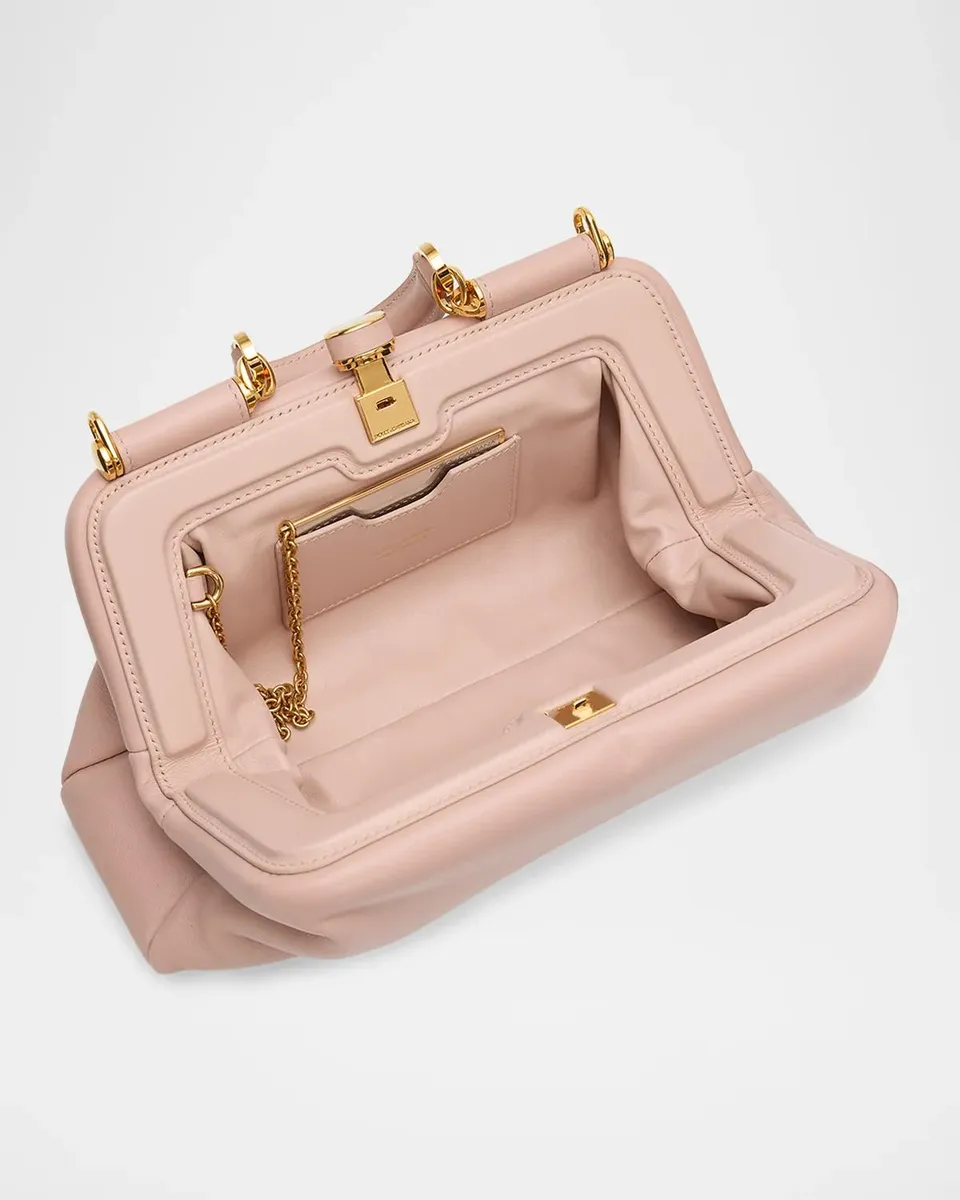 Dolce & Gabbana Nonna Small Leather Satchel | Thumbnail 3 Dolce & Gabbana Nonna Small Leather Satchel | Thumbnail 3