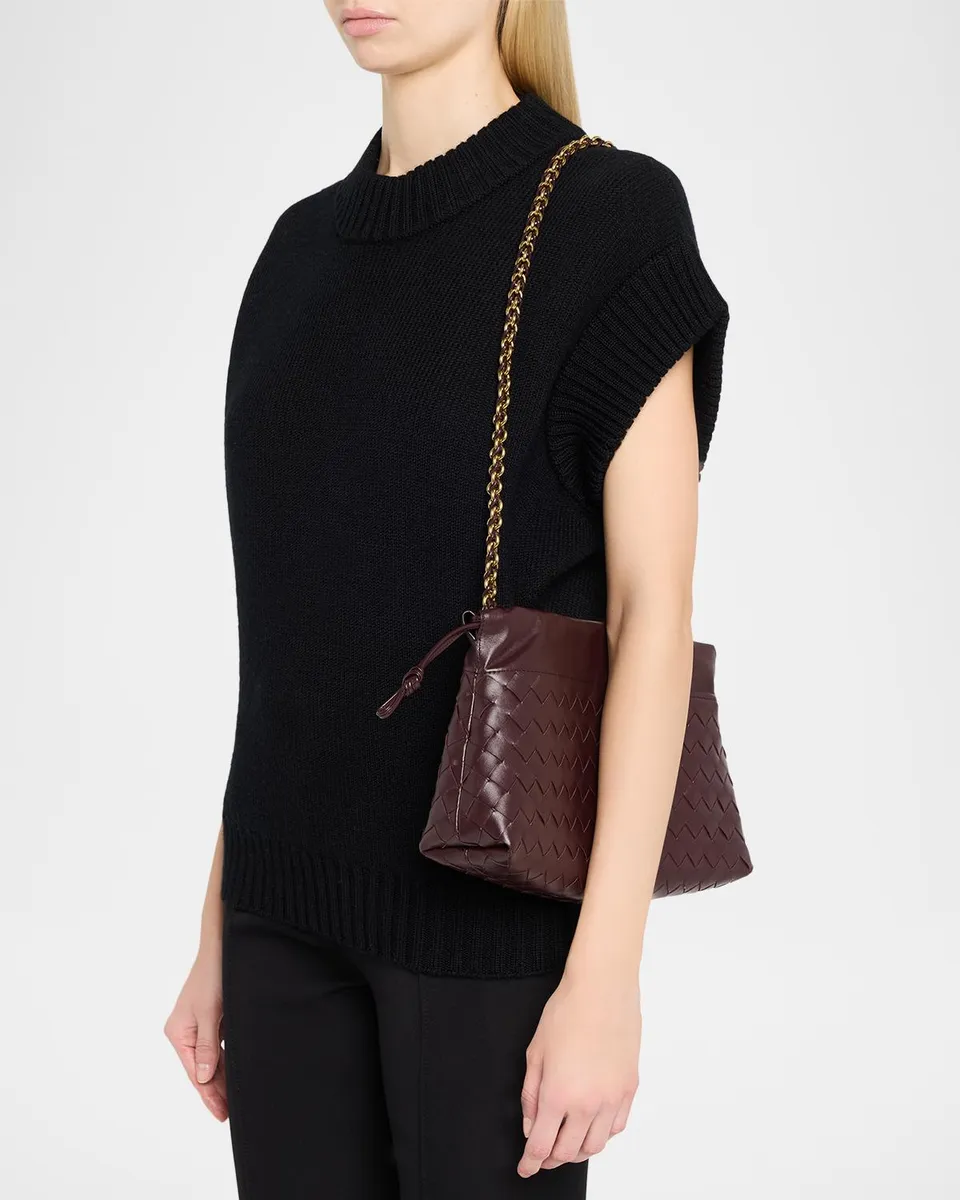 Bottega Veneta Dustbag Notte Leather Shoulder Bag | Thumbnail 2