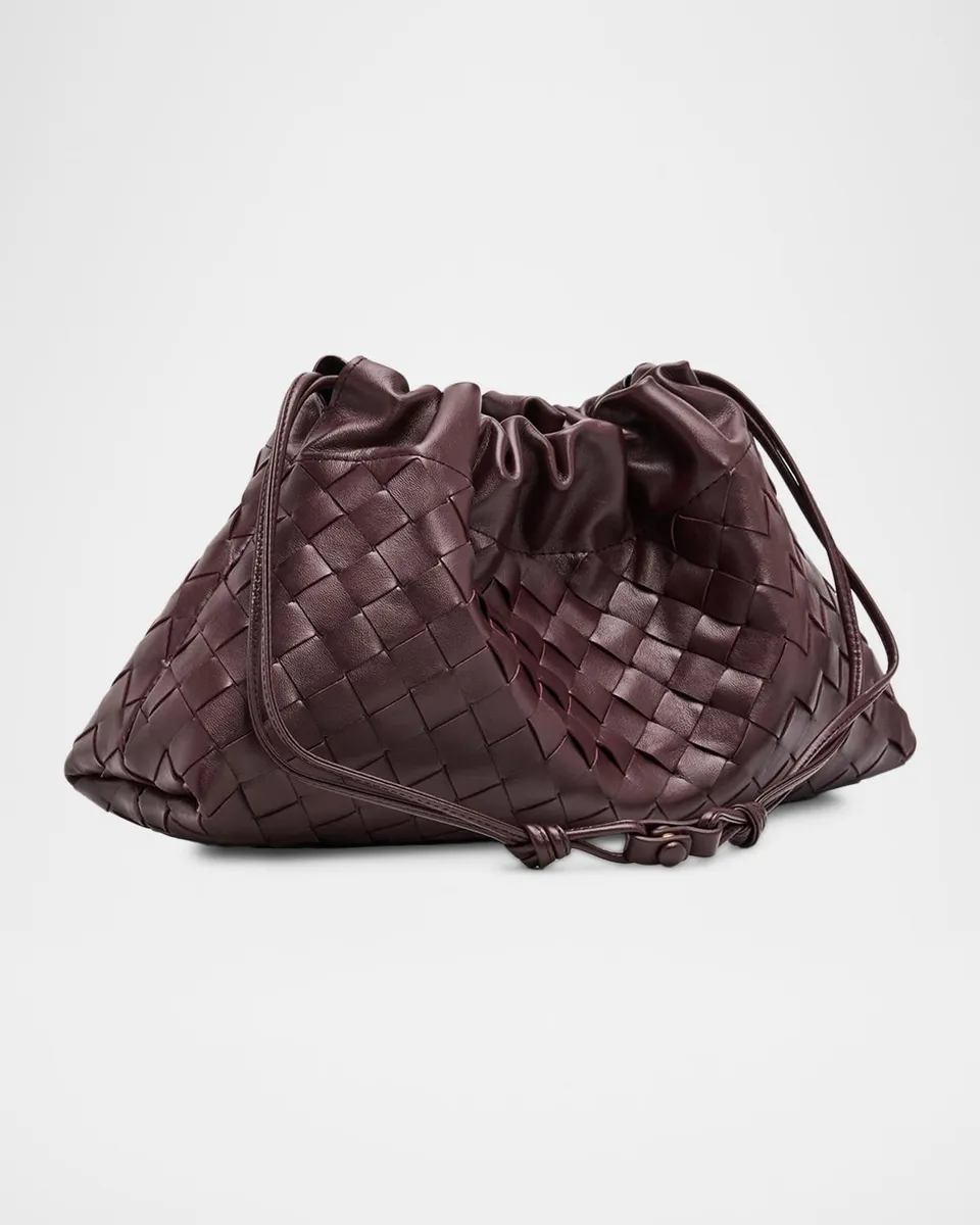 Bottega Veneta Dustbag Notte Leather Shoulder Bag | Thumbnail 3