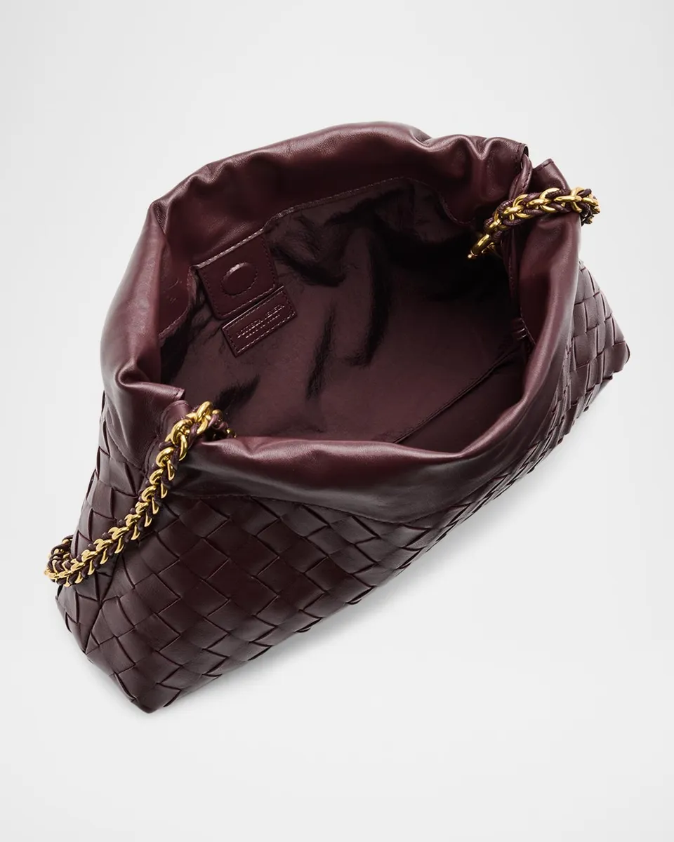 Bottega Veneta Dustbag Notte Leather Shoulder Bag | Thumbnail 4
