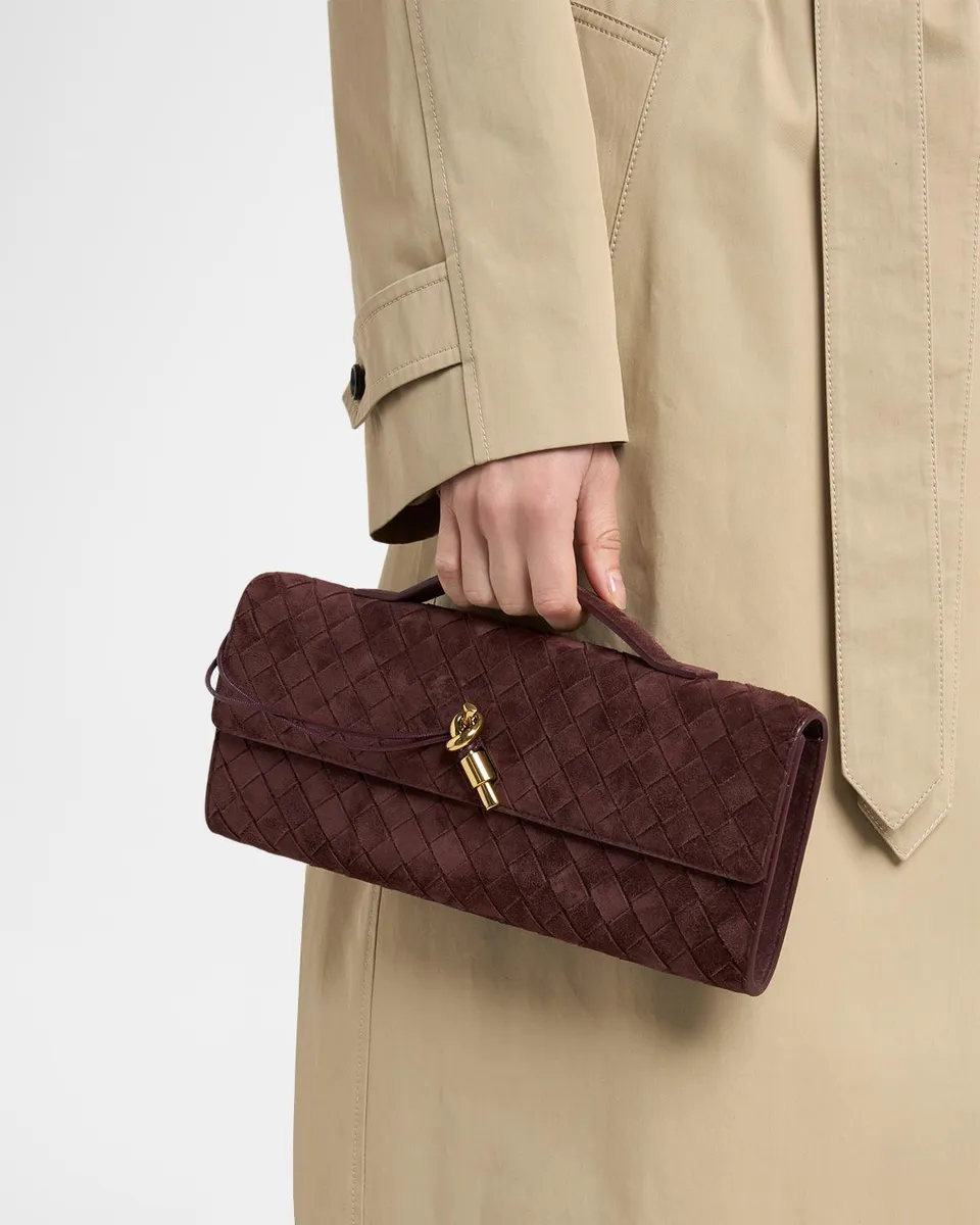 Bottega Veneta Andiamo Leather Clutch Bag | Thumbnail 2 Bottega Veneta Andiamo Leather Clutch Bag | Thumbnail 2