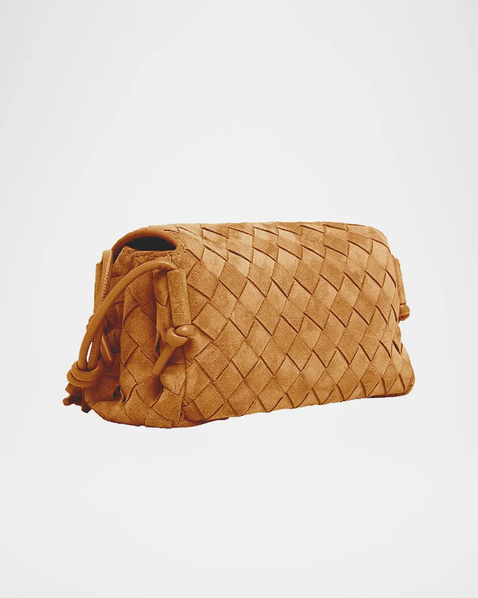 Bottega Veneta Smooth Suede Crossbody Bag | Thumbnail 3 Bottega Veneta Smooth Suede Crossbody Bag | Thumbnail 3