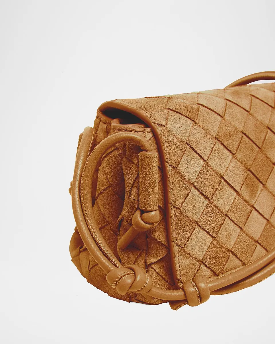Bottega Veneta Smooth Suede Crossbody Bag | Thumbnail 6 Bottega Veneta Smooth Suede Crossbody Bag | Thumbnail 6