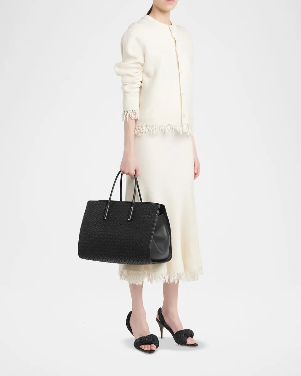Bottega Veneta Barbara Medium Leather Tote Bag | Thumbnail 5