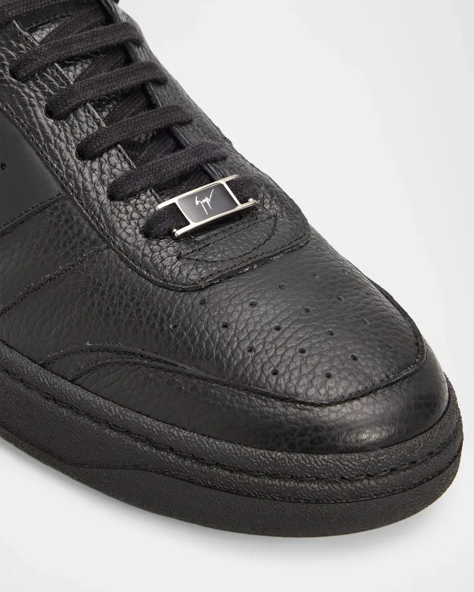 Giuseppe Zanotti Men's Dossy Shearling-Lined Leather Sneakers | Thumbnail 3 Giuseppe Zanotti Men's Dossy Shearling-Lined Leather Sneakers | Thumbnail 3