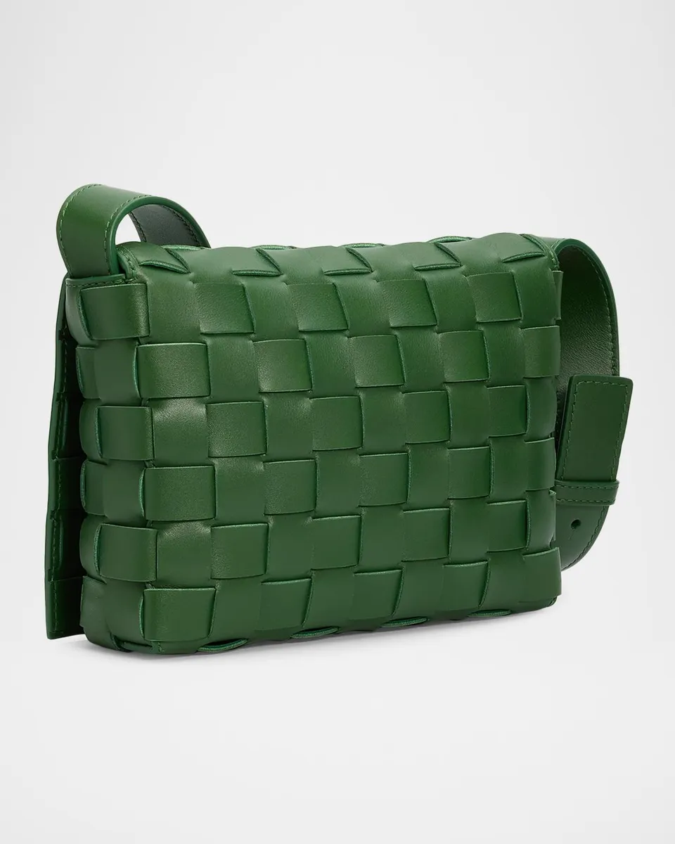 Bottega Veneta Men's Intrecciato Leather Messenger Bag | Thumbnail 3 Bottega Veneta Men's Intrecciato Leather Messenger Bag | Thumbnail 3