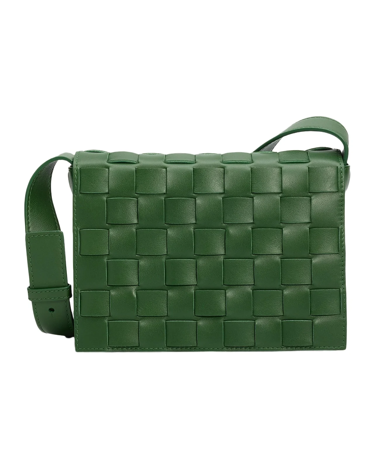 Bottega Veneta Men's Intrecciato Leather Messenger Bag