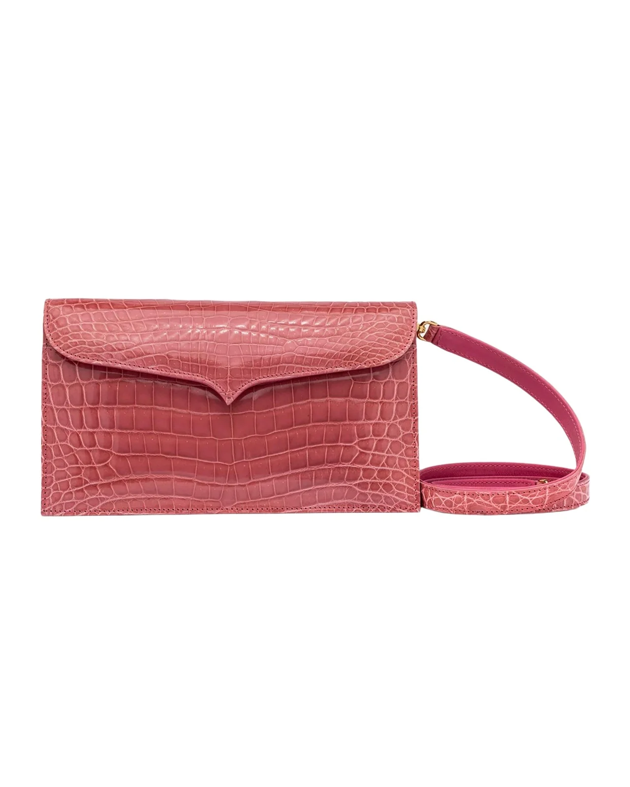 Lana Marks Capri Alligator Leather Clutch Bag