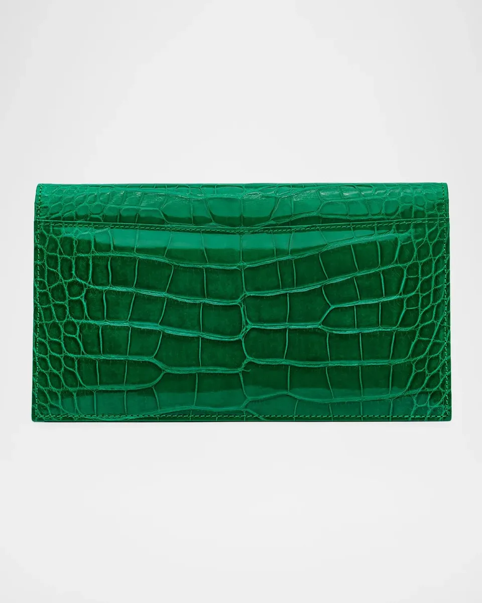 Lana Marks Capri Alligator Leather Clutch Bag | Thumbnail 4