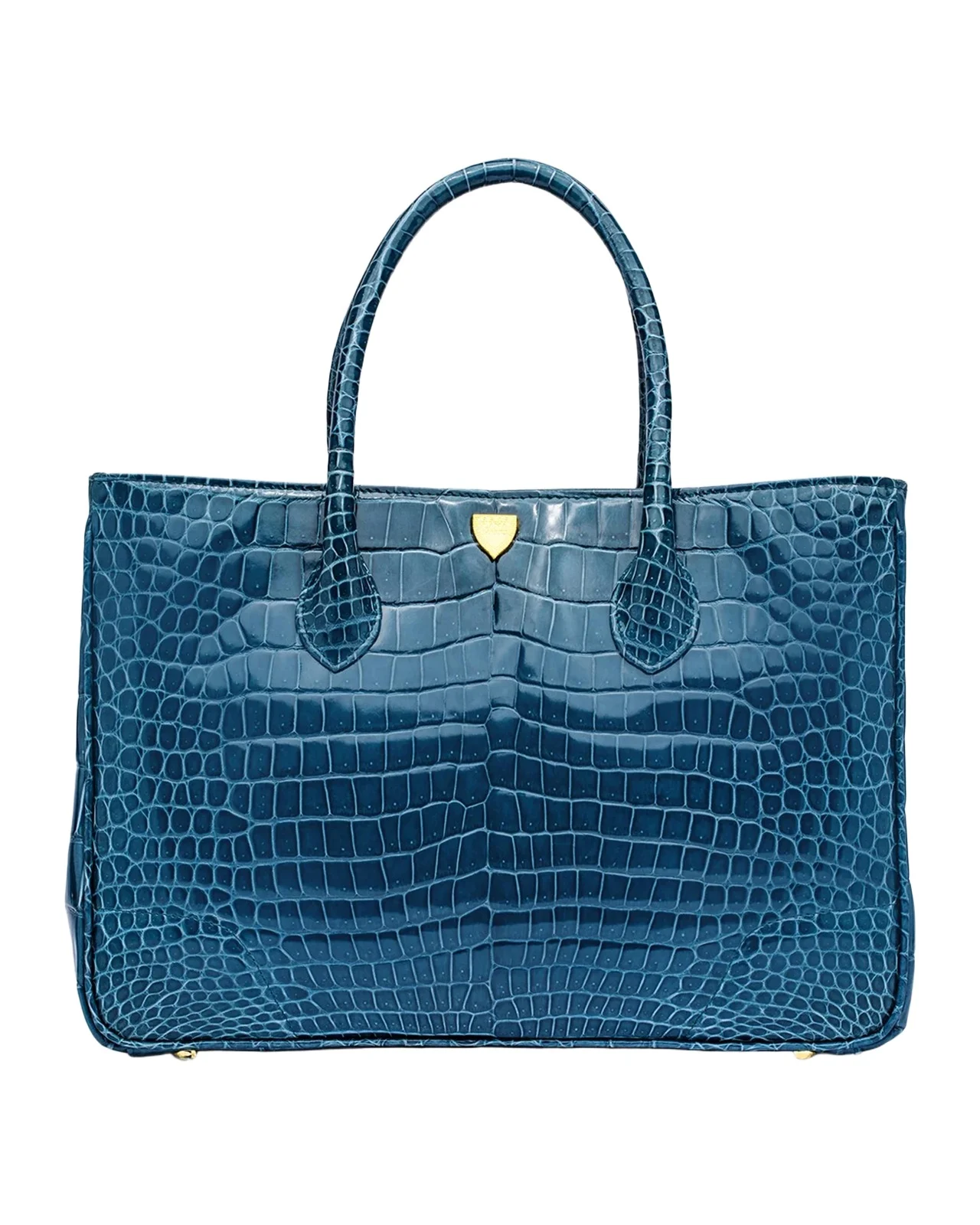 Lana Marks Architectural Alligator Leather Tote Bag