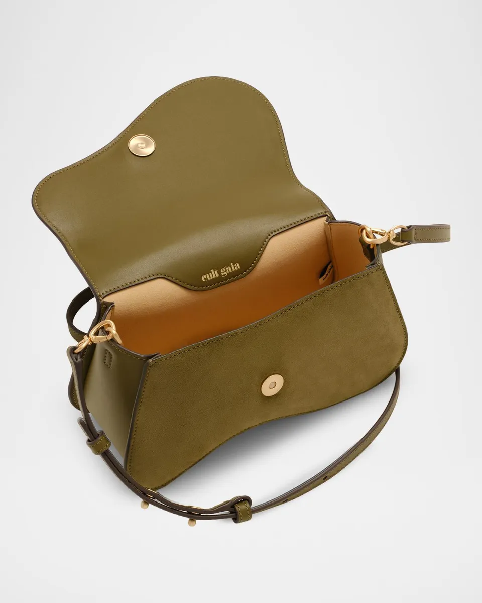 Cult Gaia Kazia Beaded Suede Top-Handle Bag | Thumbnail 3 Cult Gaia Kazia Beaded Suede Top-Handle Bag | Thumbnail 3